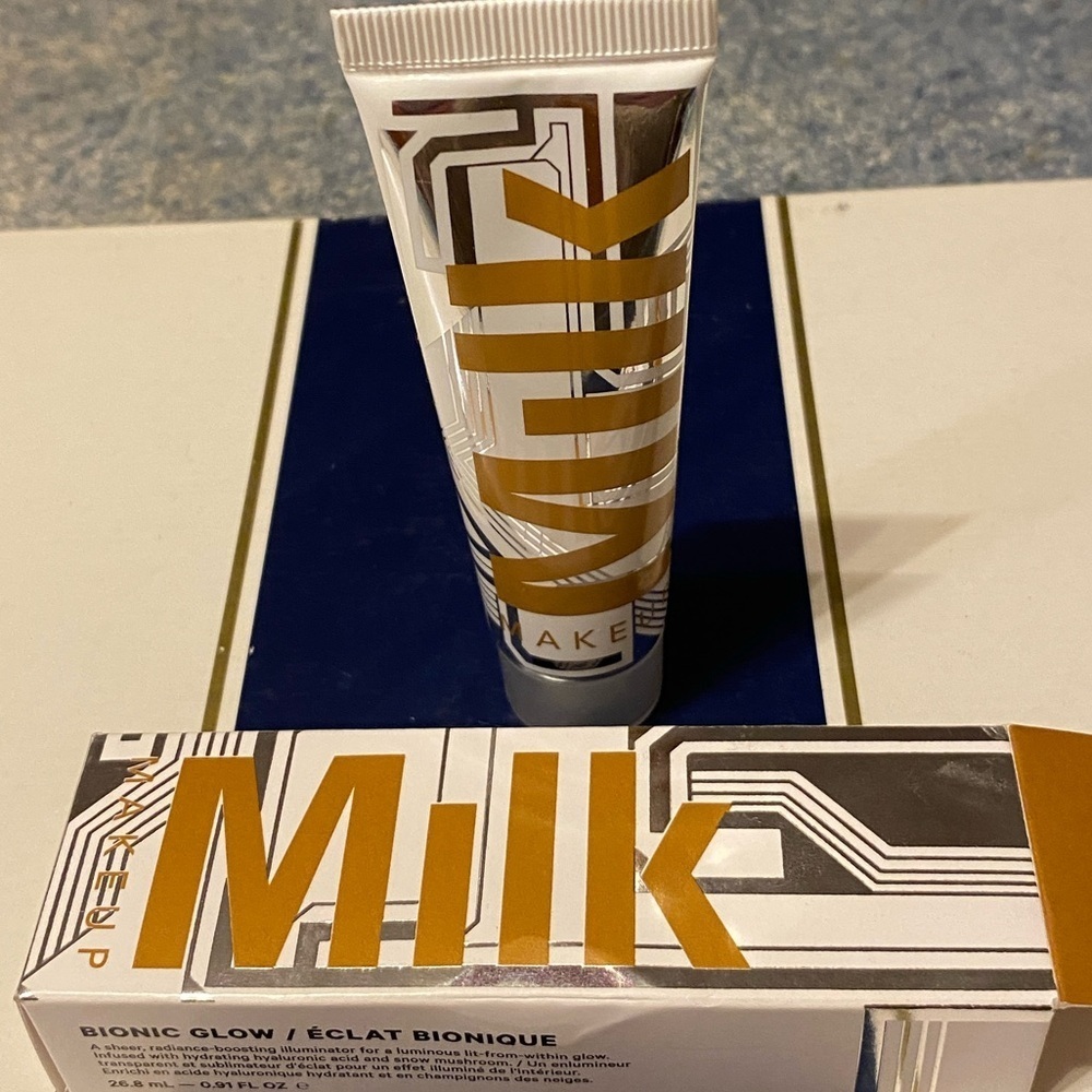 Milk Makeup Bionic Glow in White and Gold